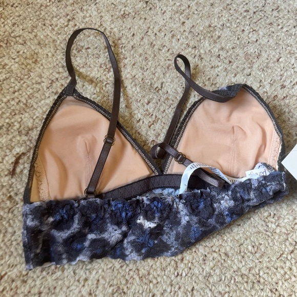 Hanky Panky Signature Lace Triangle Bralette Bra Animal Print - Picture 4 of 4